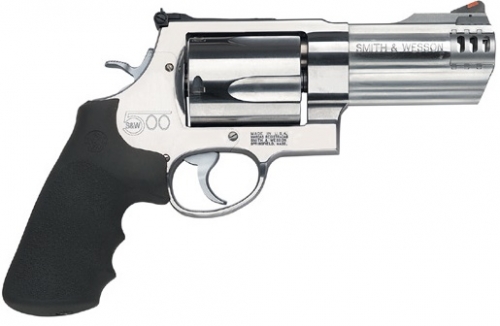 Smith & Wesson Model 500 Ported 4 Inch .500 Mag Stainless/Silver Revolver